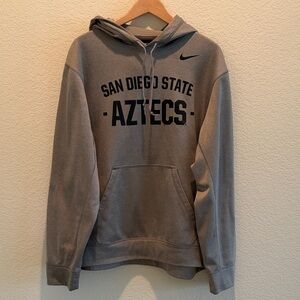 Nike Gray San Diego State Aztecs Pullover Hoodie